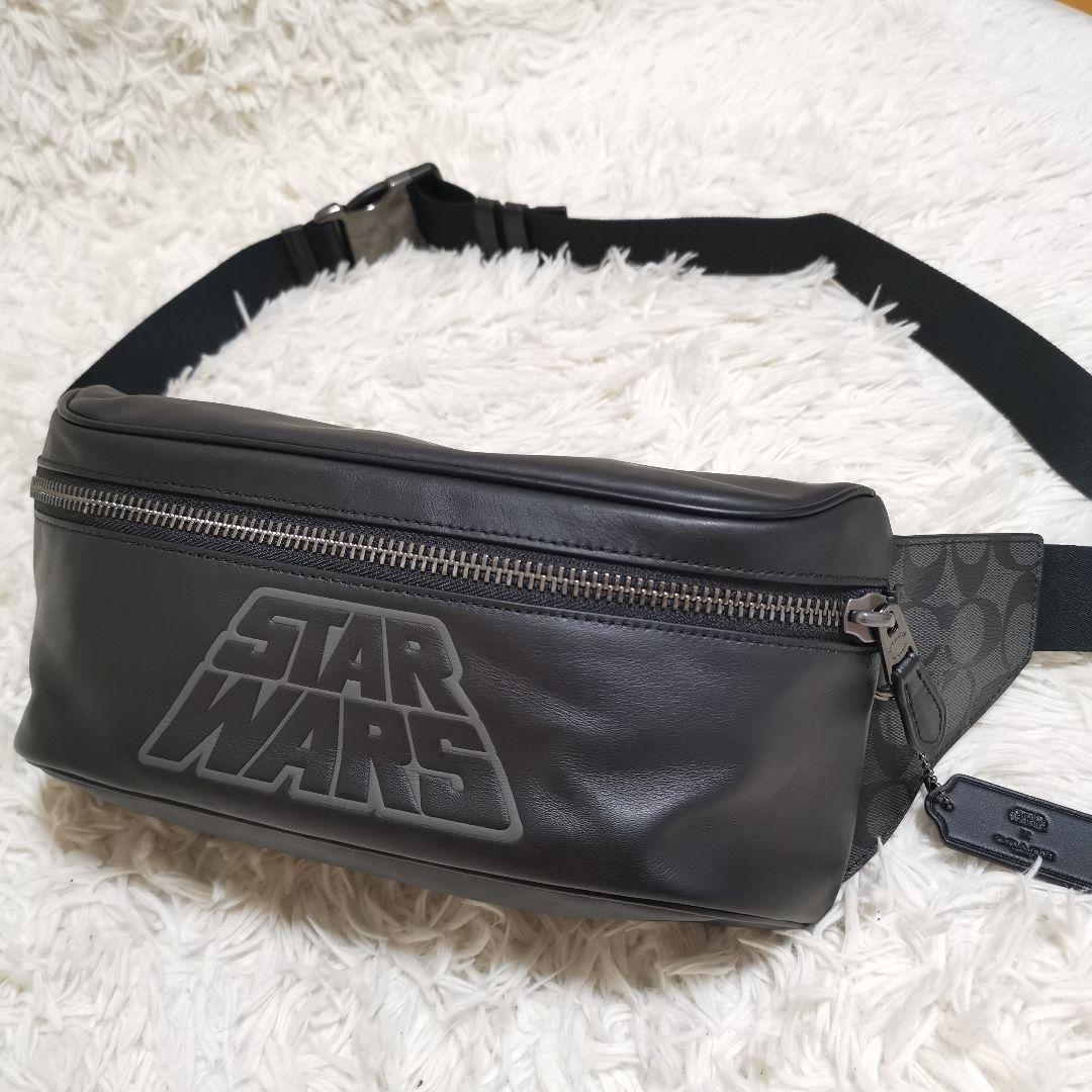 極美品✨COACH × STARWARS ボディバッグ 79948 ブラック