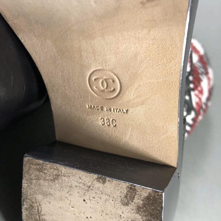 お得国産 A11 エンジニアブーツ 38C ココマーク cBIJn-m21247043123 美品 CHANEL シャネル 定番人気新作