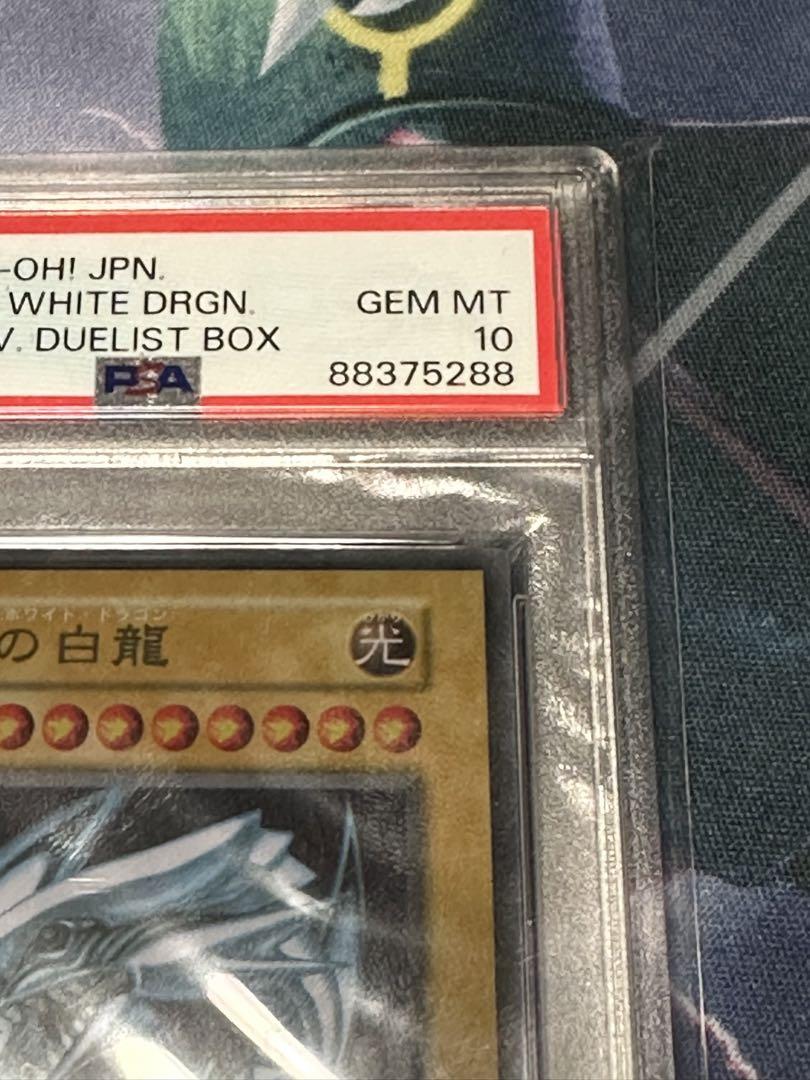 青眼の白龍 ブルーアイズホワイトドラゴン　PSA10 ステンレス