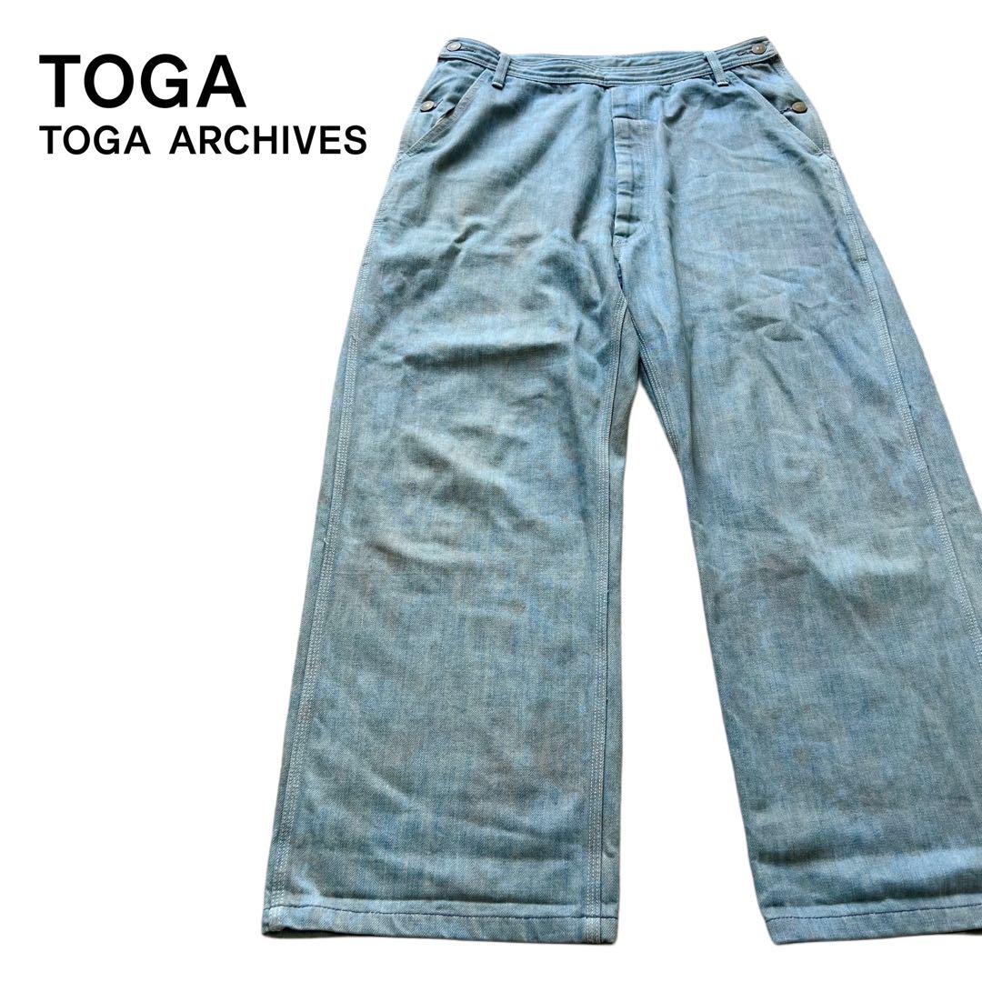 ★★TOGA DIRTY BAGGY DENIM PANT UNISEX