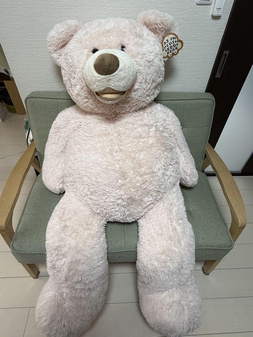 Hugfun Giant 53” Plush Jumbo Teddy Bear Dark Brown for sale