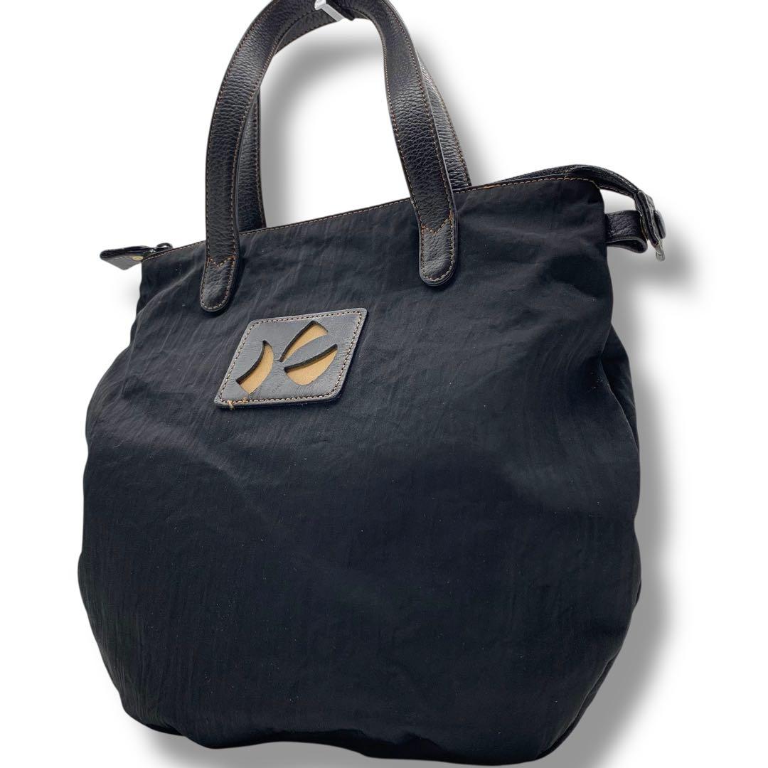 キタムラ　バッグ　トートバッグ　バケツ型　ナイロンバッグ