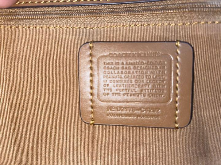 COACH コラボトートバッグ 新品未使用 PSscL-m21250031788 スヌーピー 爆買い安い