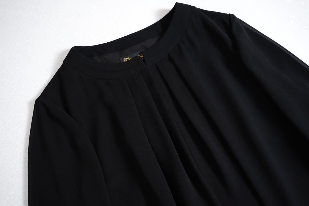 427y*新品 19号 東京ソワール 七分丈 タック フレア ワンピース 喪服 1501590-01.jpg?fitin=720:720