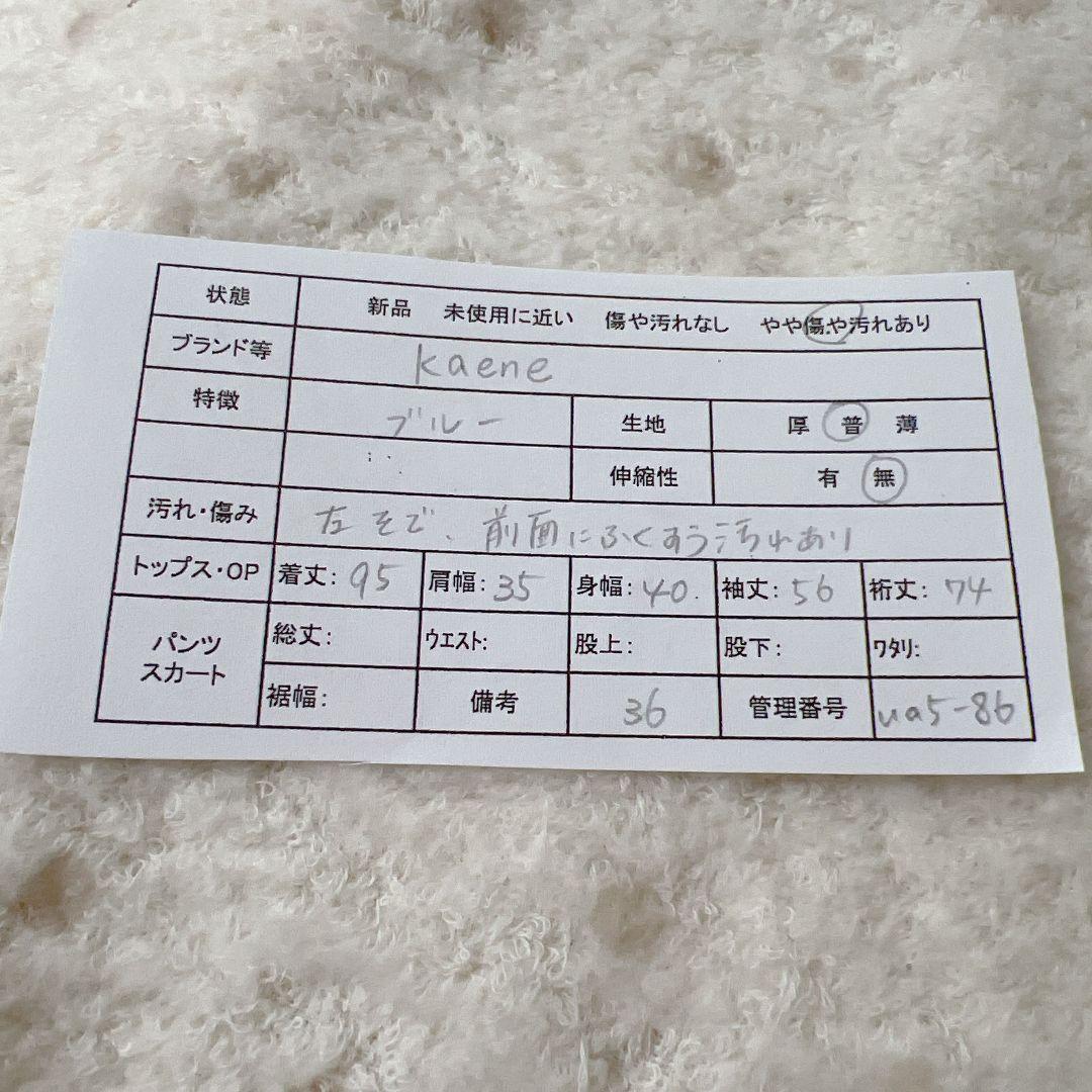 二次元 パンツ　汚れ KAENE パーティードレス 36サイズ 謝恩会 同窓会 結婚式 2次会 レディース