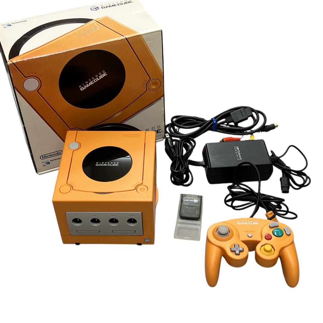 美品】任天堂 ゲームキューブ GAMECUBE オレンジ DOL-001 - メルカリ