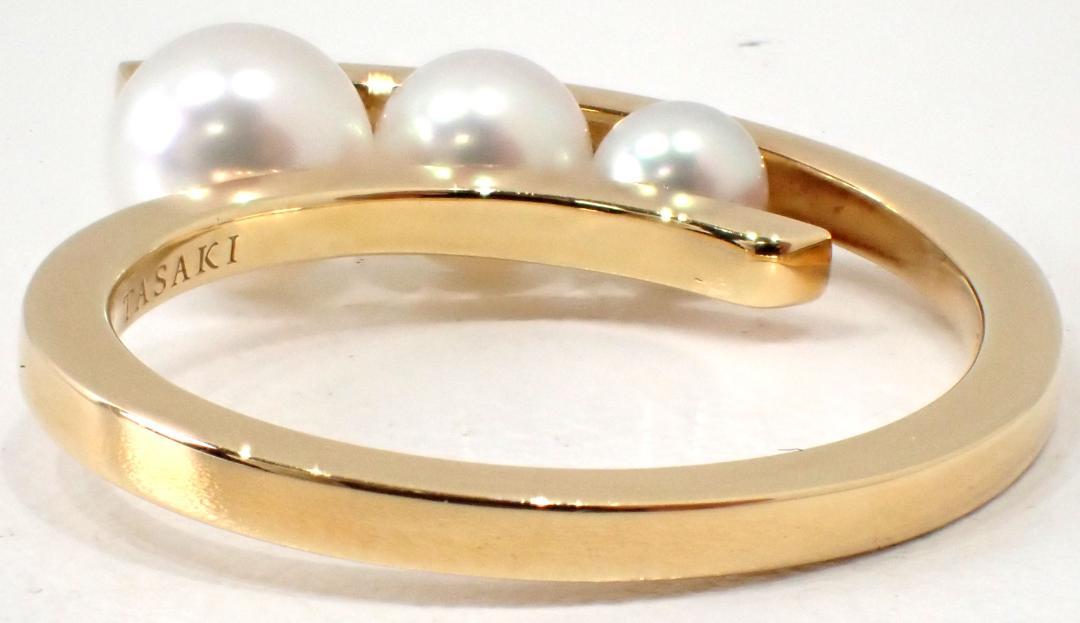 定価45万ほど TASAKI K18YG 18金 バランス ア ファイン リング