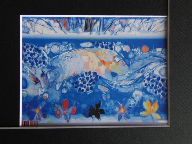 木原正徳、【ひとかたち≪宙の水・地の光≫】、希少な額装用画集画 木原正徳、ひとかたち≪宙の水・地の光≫、希少な画集より、新品