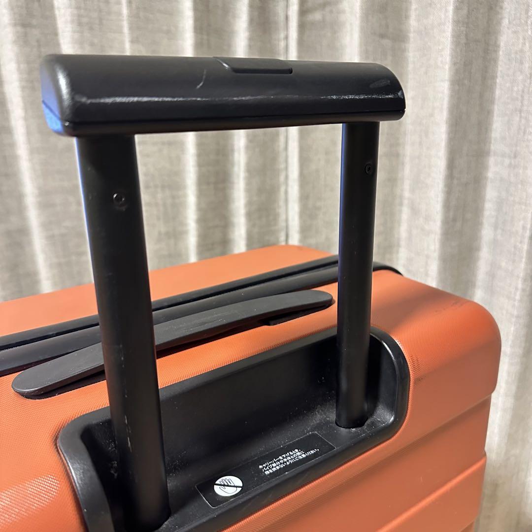 無印良品 キャリーケース 60L オレンジ系 大容量 - メルカリ