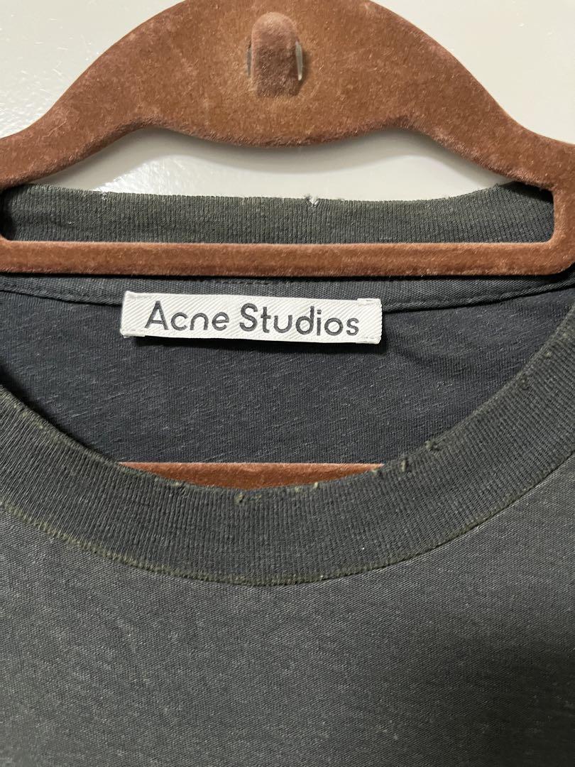 Acne Studios ダメージ加工Tシャツ ロゴTシャツ
