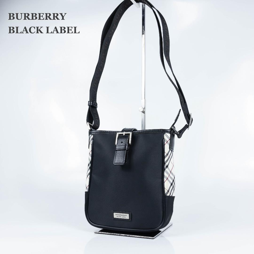 【BURBERRY BLACK LABEL 】ショルダーバッグ　ノバチェック