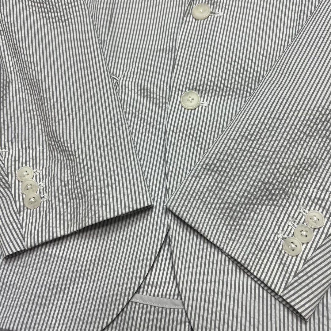 【美品】キャサリンハムネット　シアサッカー　テーラードジャケット　2XL