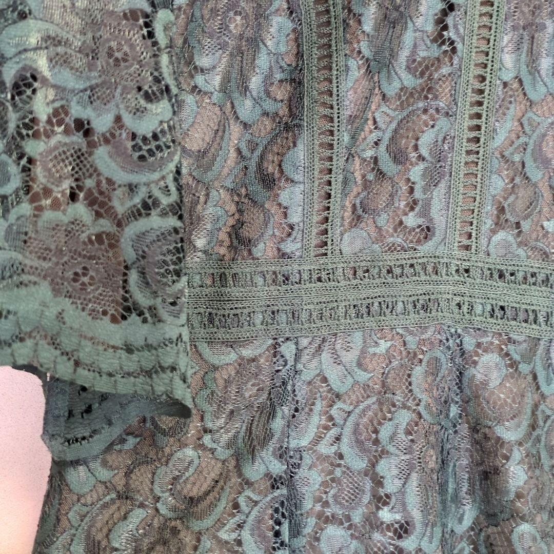 【新品未使用タグ付き】Rire Fete レース 半袖 ロングワンピース 【新品未使用タグ付き】Rire Fete レース 半袖 ロングワンピース