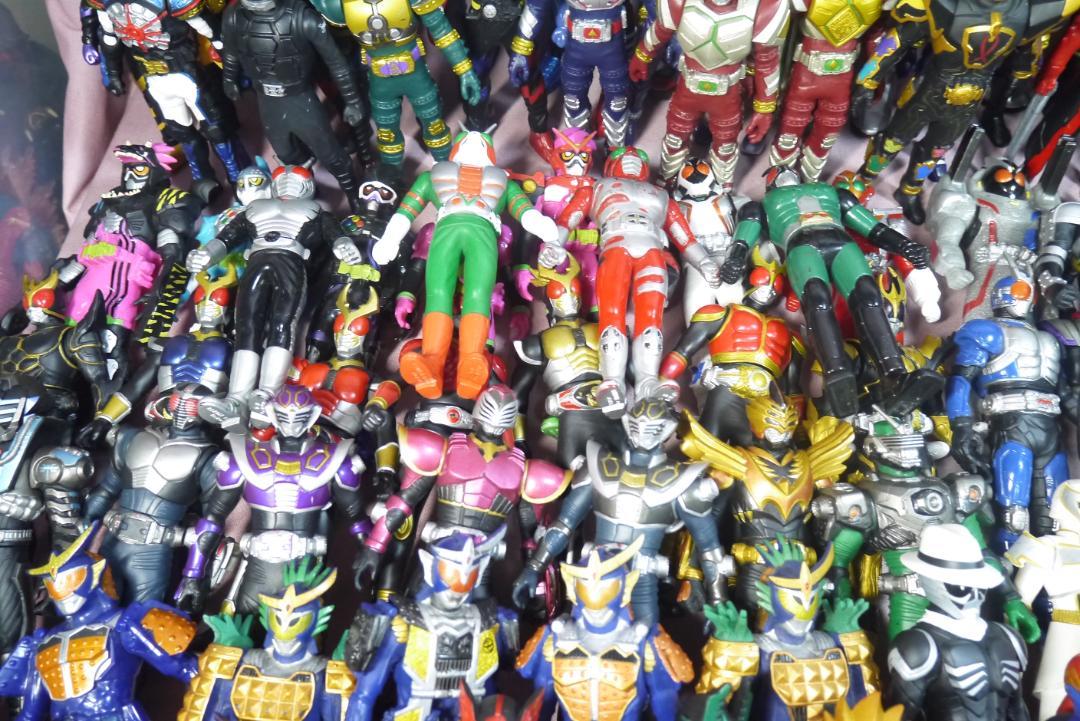 ライダーヒーローシリーズ　ビッグサイズソフビフィギュアなど　120体セット