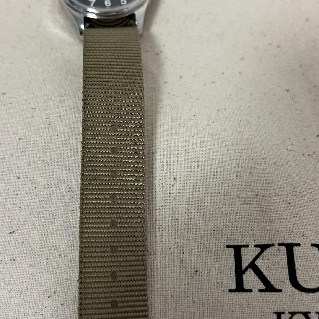 KUOE TOKYO 自動巻 ブラック 替ベルト付 箱付 90002 希少 画像9