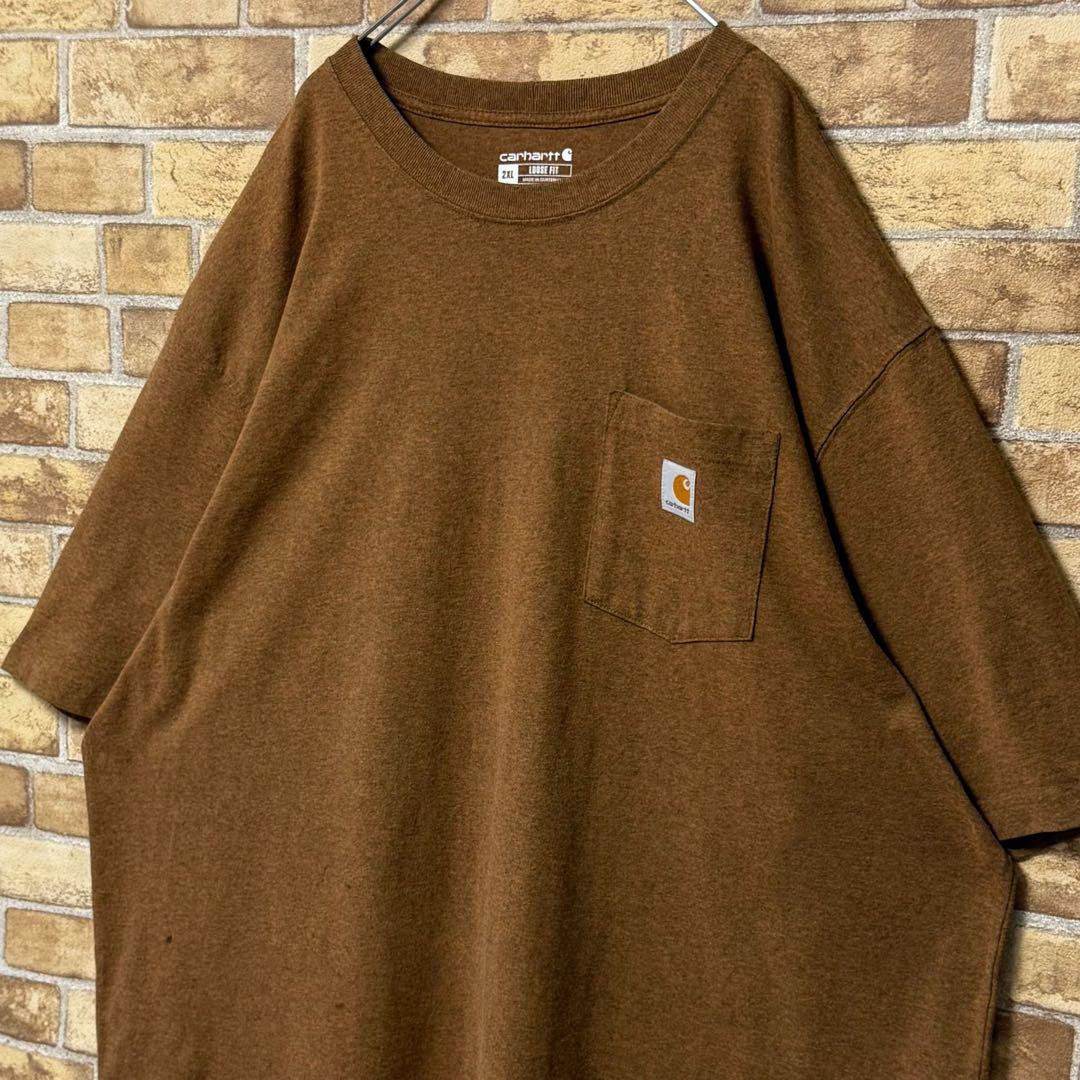 カーハート　Tシャツ　ビッグシルエット　ルーズフィット　ゆるだぼ　2XL