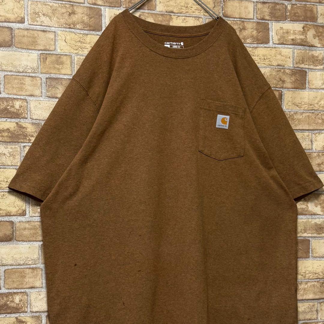 カーハート　Tシャツ　ビッグシルエット　ルーズフィット　ゆるだぼ　2XL