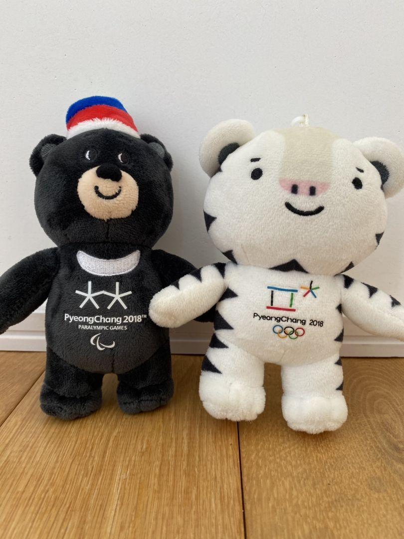 送料無料の商品 五輪グッズ】スホラン バンダビ ぬいぐるみセット 平昌 ぬいぐるみ