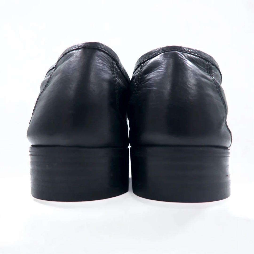靴 Vintage 70s Italy Made Leather Loafers
