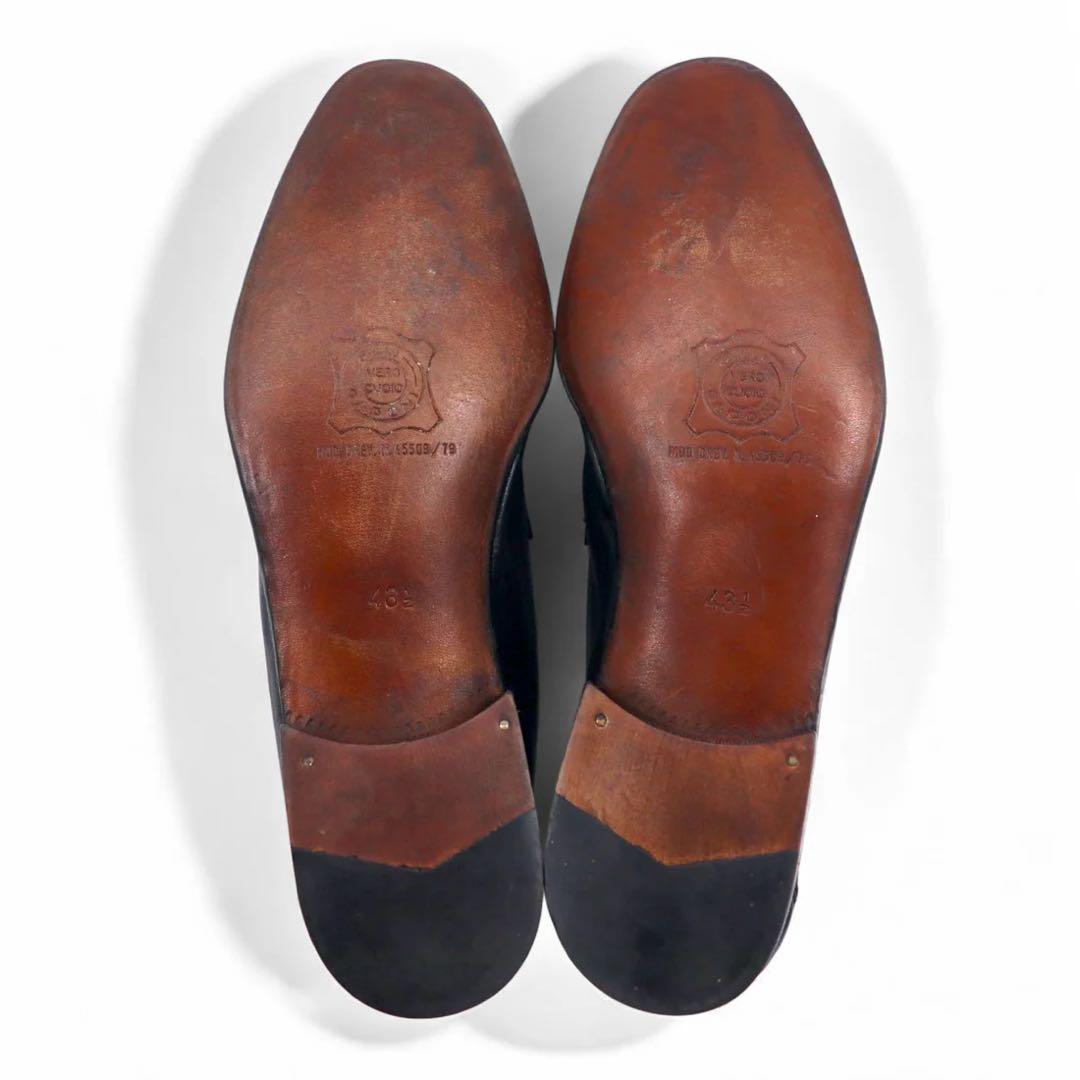 靴 Vintage 70s Italy Made Leather Loafers