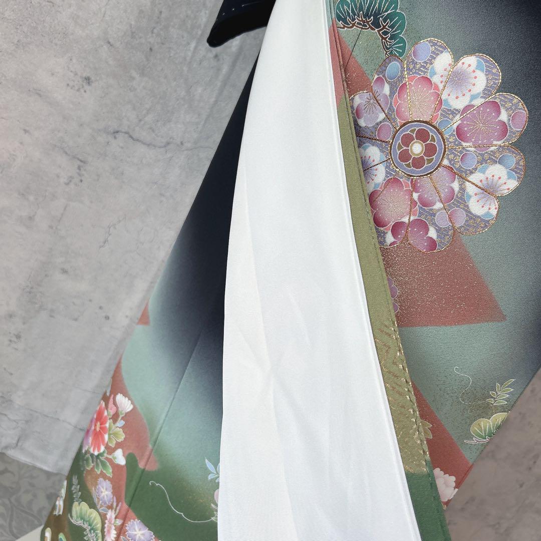 黒留袖フルセット 着物 正絹 結婚式 お祝い 第一礼装 友禅染め