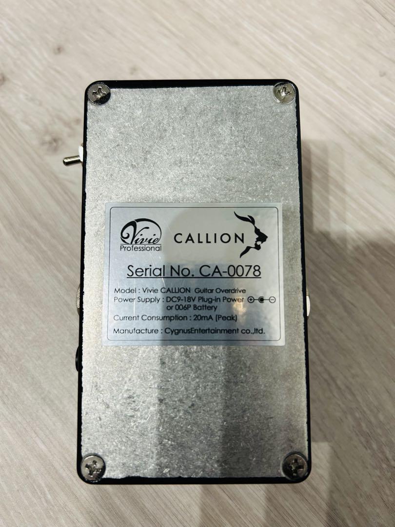 【美品】【動作OK】Vivie CALLION オーバードライブ エフェクター