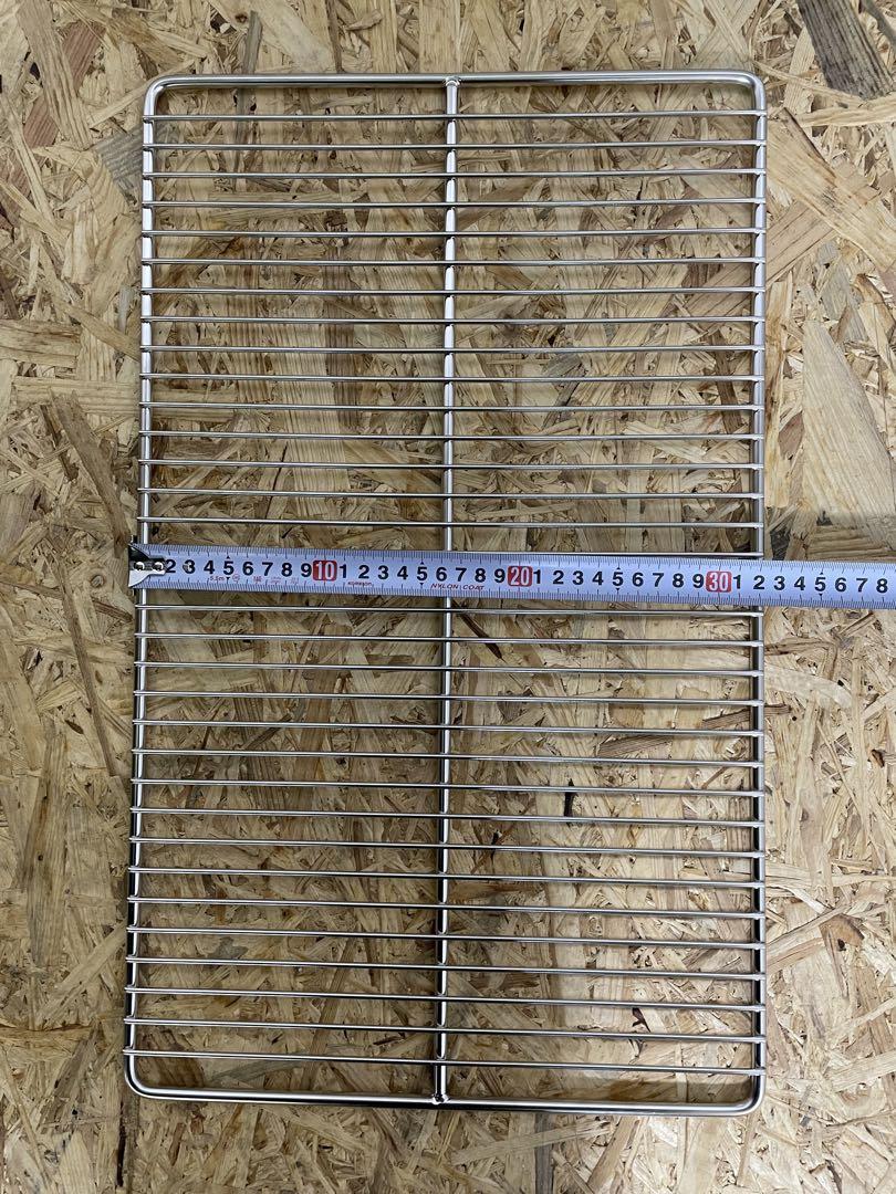 ステンレス製焼き網6枚セット 約32cm x 53cm