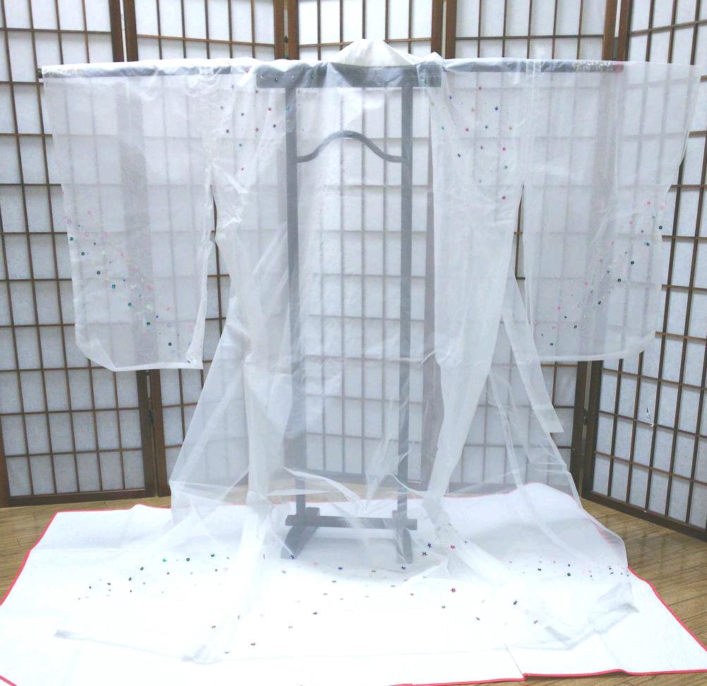 シースルー 打掛 かつぎ 掛仕立 中古