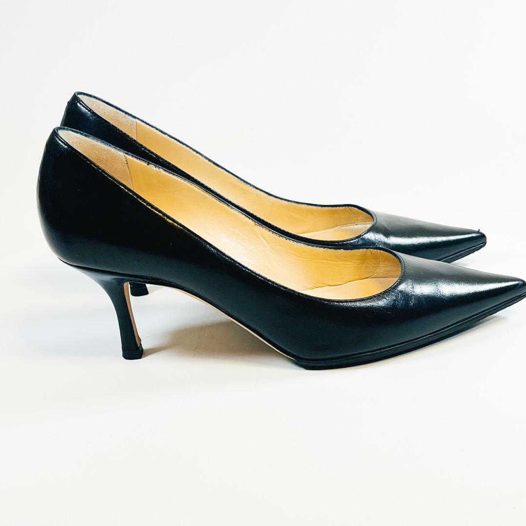 50%OFF! JIMMY CHOO パンプス 黒 #34 1/2