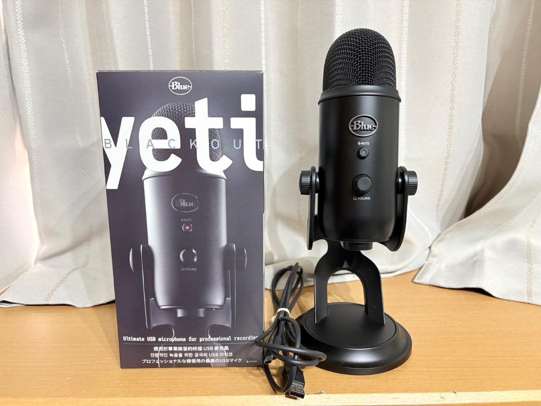 Blue Yeti Blackout USBマイク