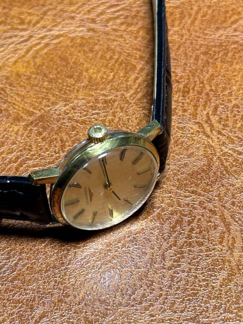 A164 希少 稼動品　LONGINES ロンジン　レディース　手巻き腕時計