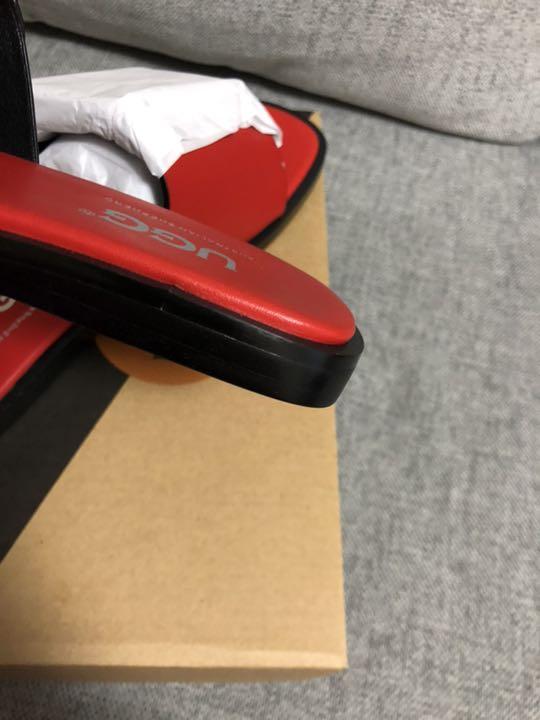 新品オーストラリア UGGサンダル本革赤色22.5cm RQFN1-m21285886028 EVER 正規品得価