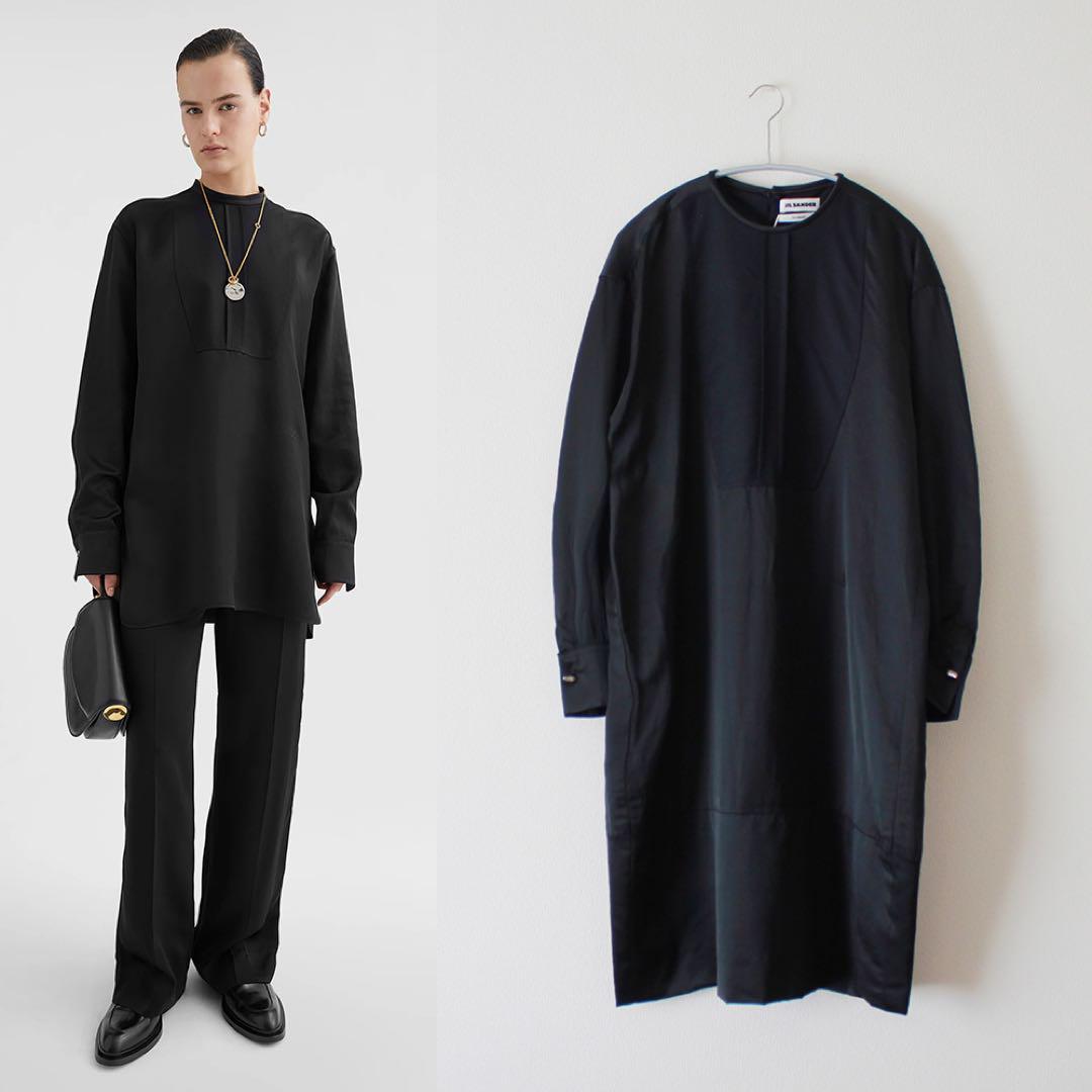 誠実 JIL タキシードシャツ SANDER長袖 トップス