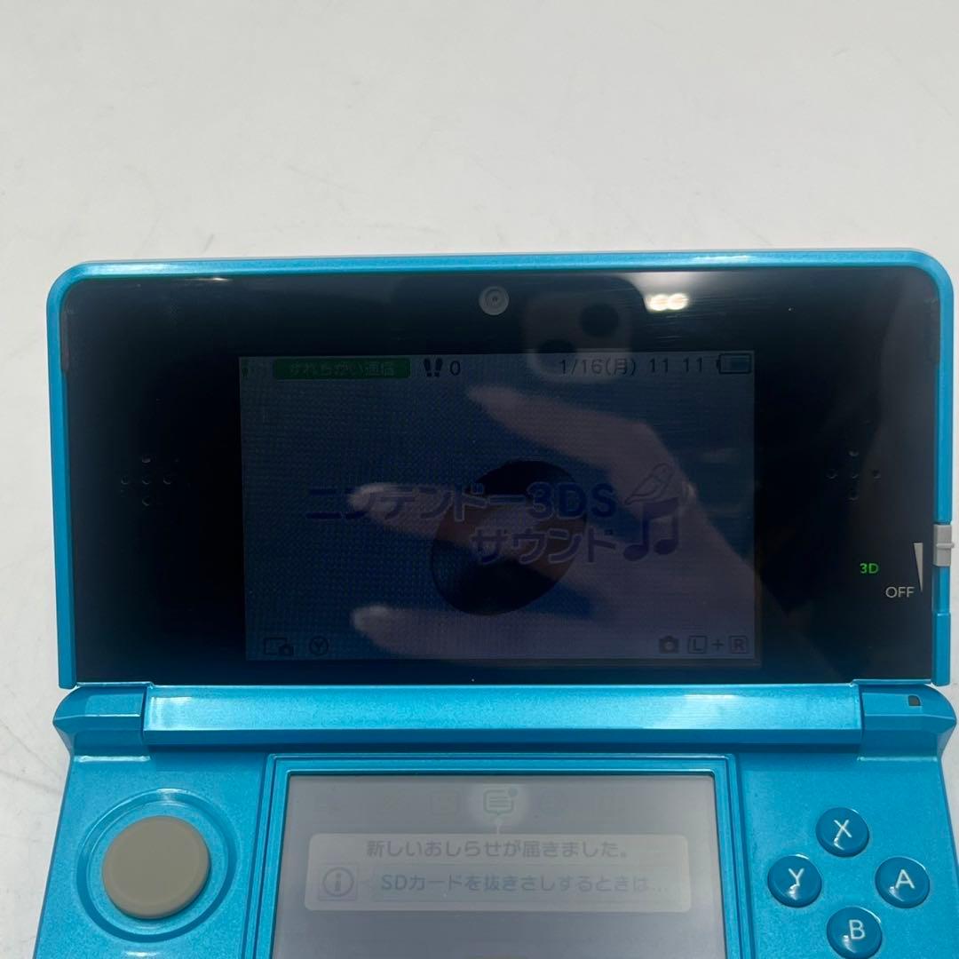 Nintendo 3DS 本体 アクアブルー ニンテンドー任天堂 UP786_INFO