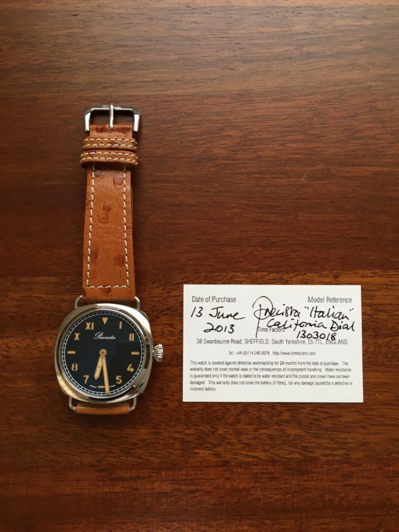 Precista Italian California Dial マリーナ 英国