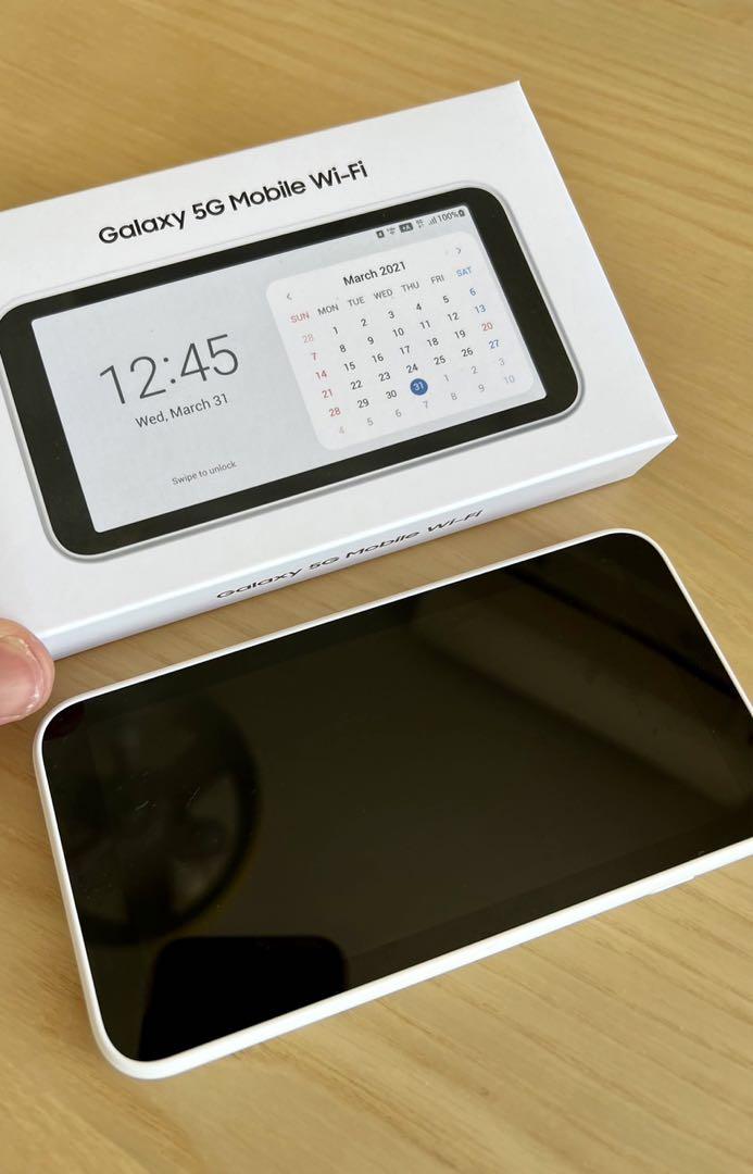 Galaxy 5G Mobile Wi-Fi SCR01SWU ホワイト