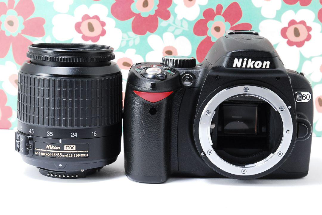 ❤️初心者お勧め❤Nikon D60❤️小さい軽るい簡単綺麗❤届いてすぐ使える❤ 1KxDA-m21293118616 最新作低価