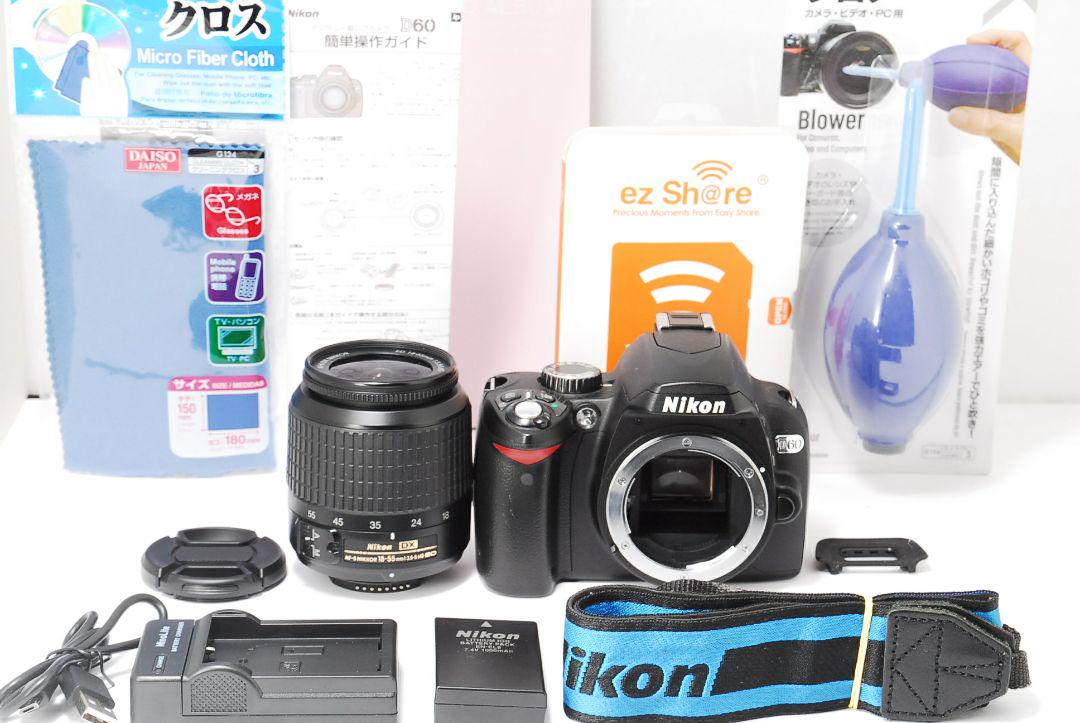 ❤️初心者お勧め❤Nikon D60❤️小さい軽るい簡単綺麗❤届いてすぐ使える❤ 1KxDA-m21293118616 最新作低価