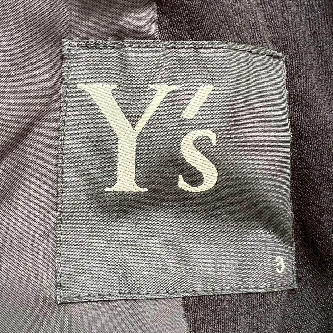 Y'S ヨウジヤマモト 21AW アシンメトリー変形ジャケット