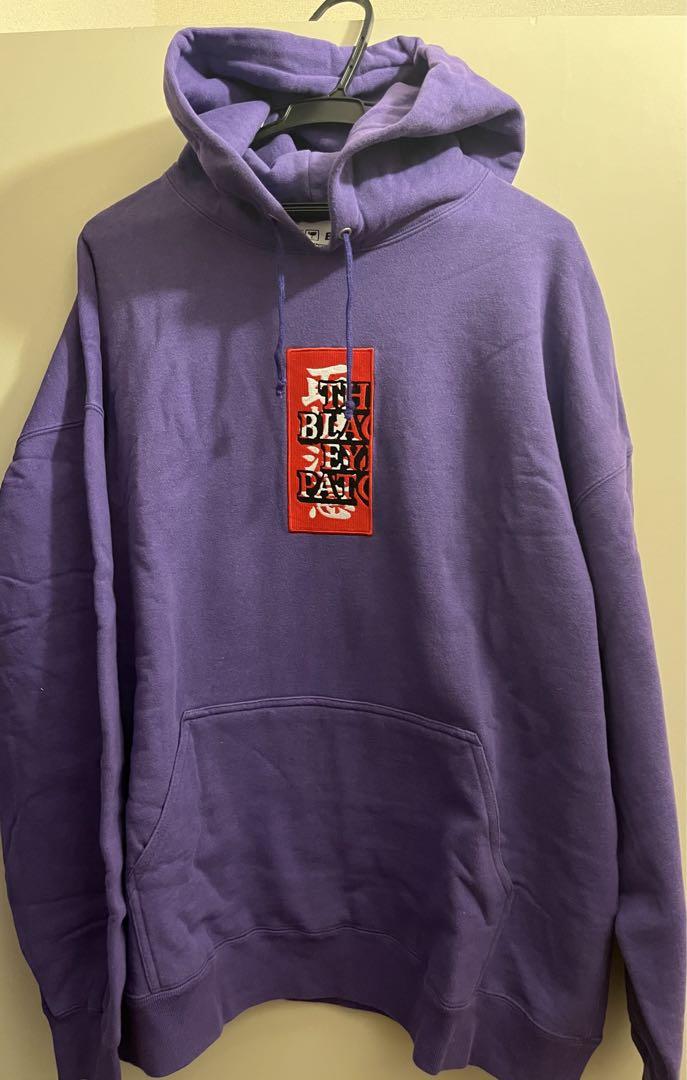 ブラックアイパッチ 取扱注意 パーカー 紫 XL LHP限定 パープル