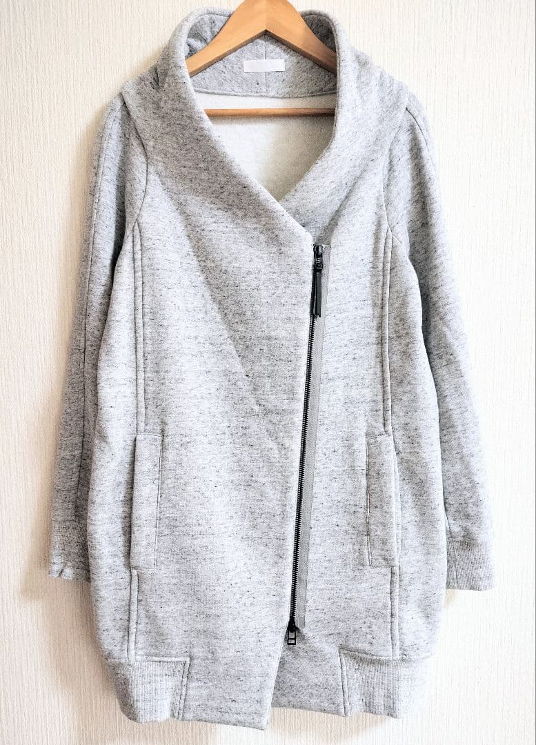 秋冬PASSIONEパシオーネ大人カジュアル裏起毛長袖スウェットブルゾンアウター