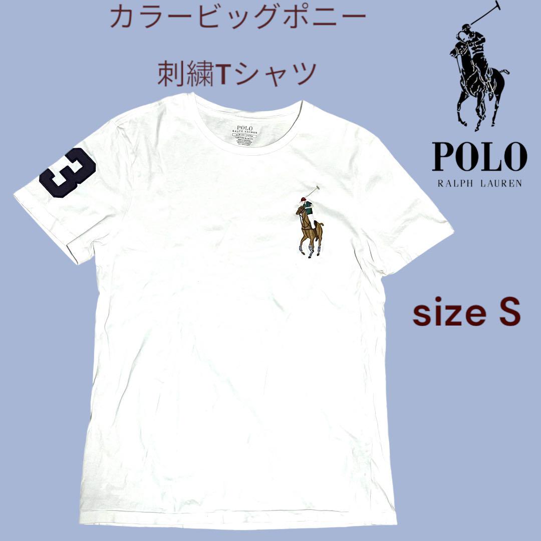 今週の新着アイテム Ralph Polo Lauren S size ポロラルフローレン刺繍Tシャツ トップス