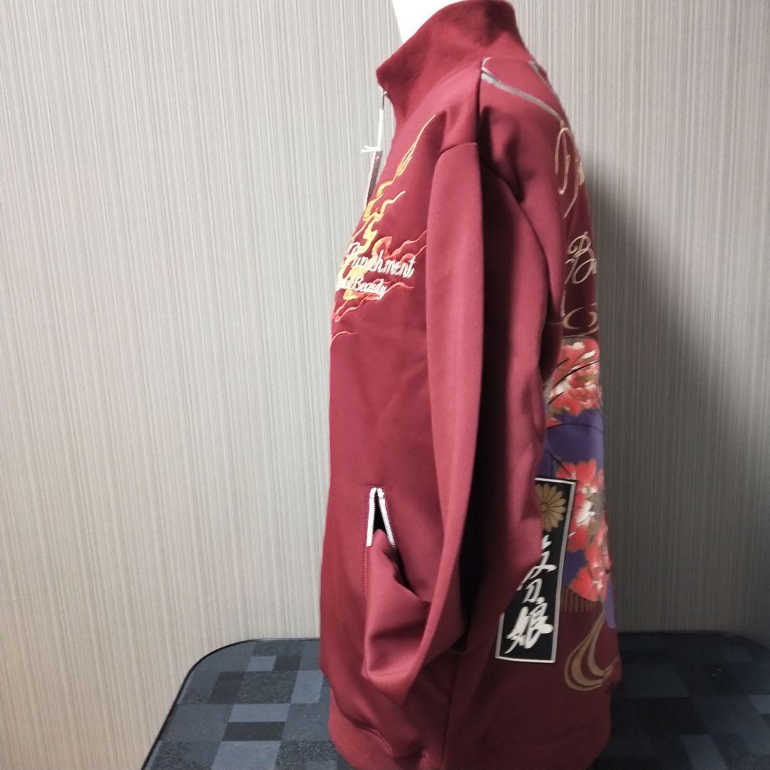 【タグ付未使用品】 抜刀娘 鹿の子織りスカジャージ 艶感 凛 刺繍ロゴ