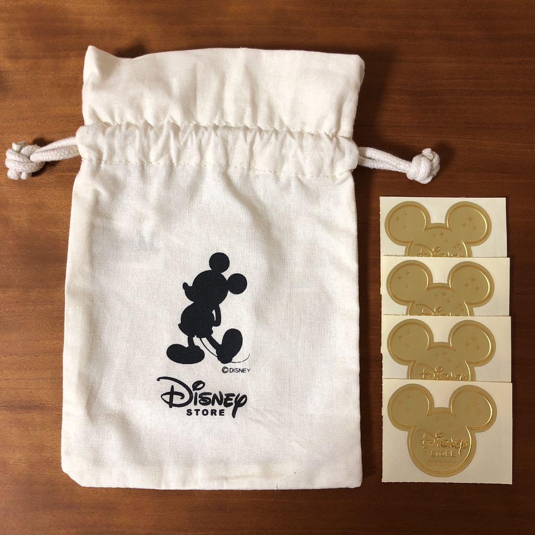 美品 ディズニーストア ラッピング袋 シール4枚セット メルカリ
