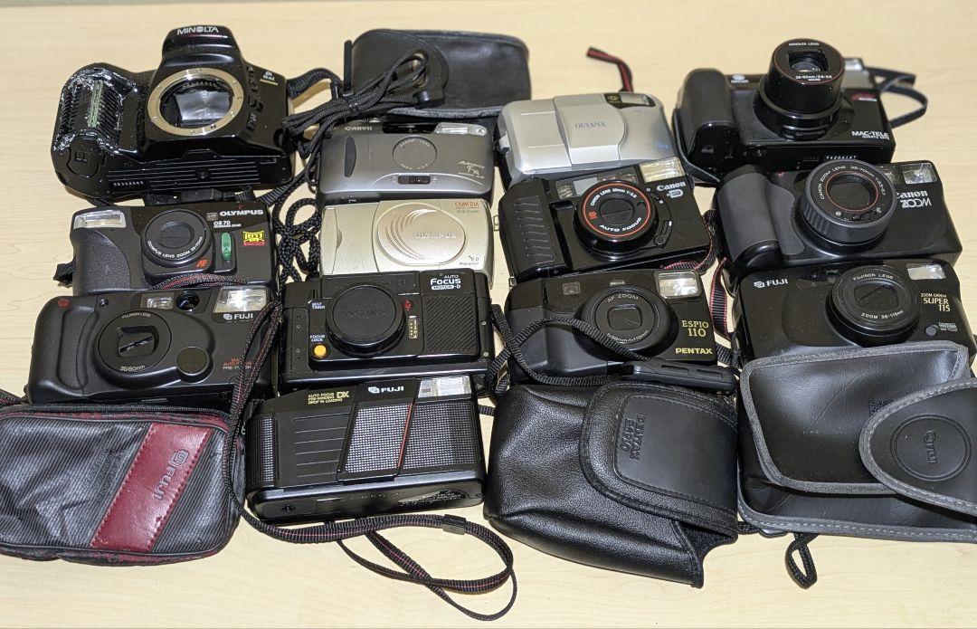 ジャンク カメラ キャノン pentax ミノルタ ヤシカ オリンパス