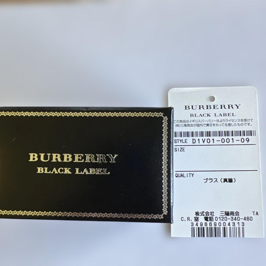 BURBERY BLACK LABEL ネクタイピン 黒