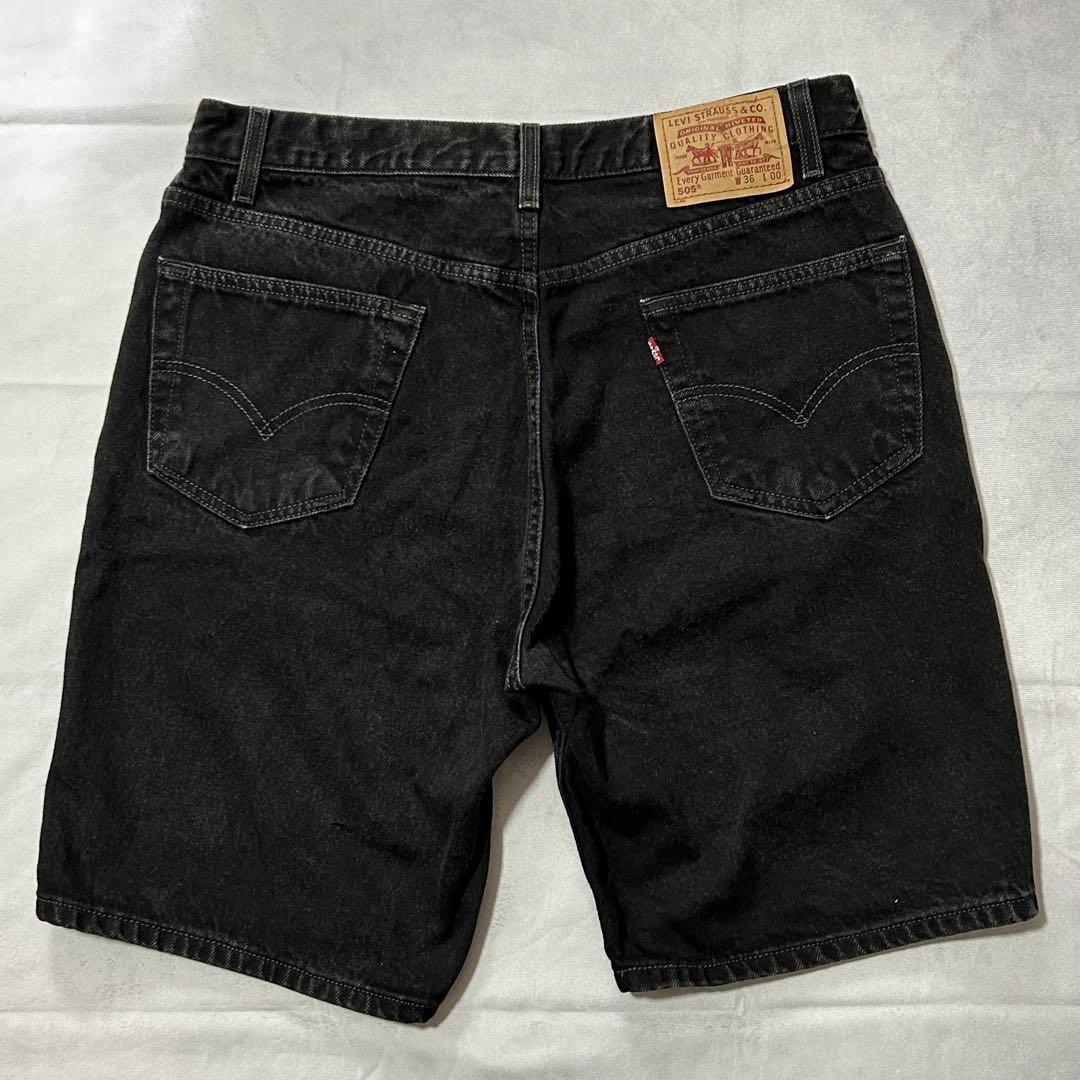 Levi’s 505 shorts black 00s 検　90s 80s