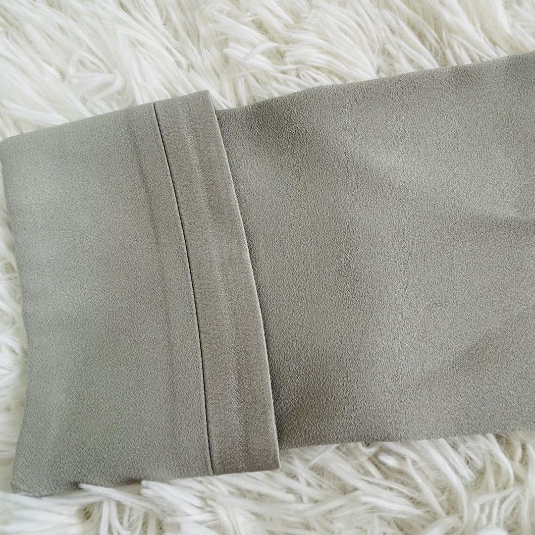 Guy Laroche PARIS レトロ　上品　Aラインワンピース　くすみ
