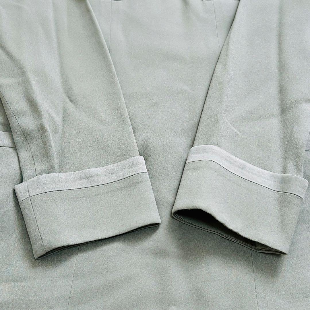 Guy Laroche PARIS レトロ　上品　Aラインワンピース　くすみ