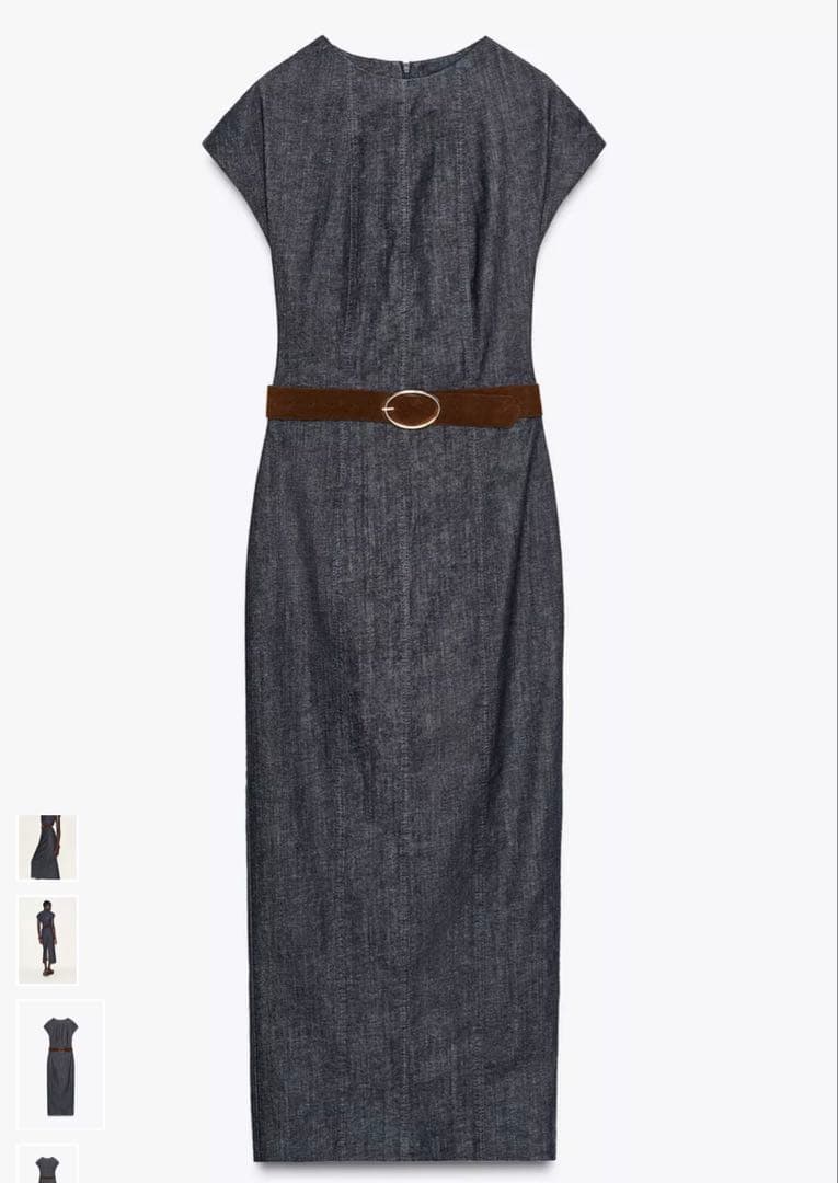 新品　ZARA デニムワンピース